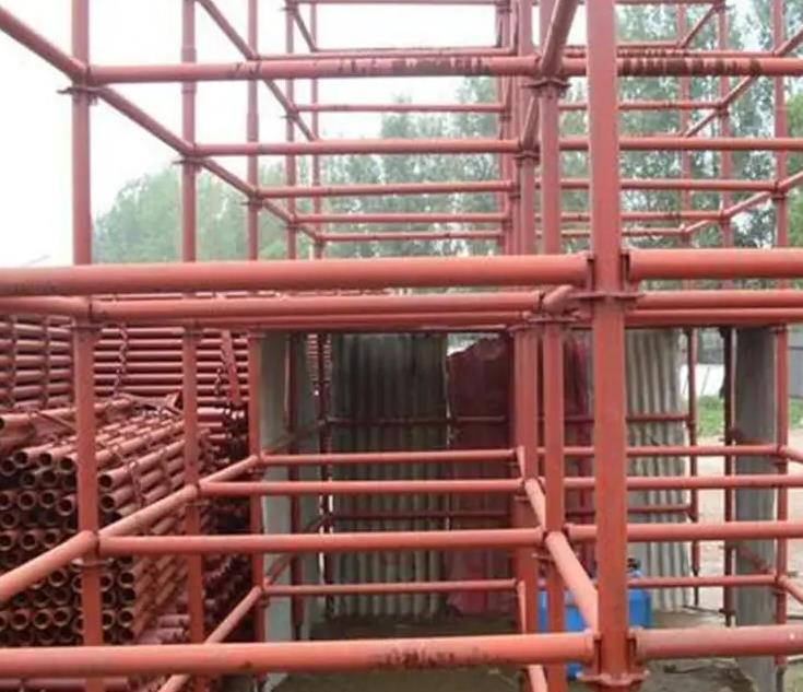 洛阳轮扣脚手架租赁现场