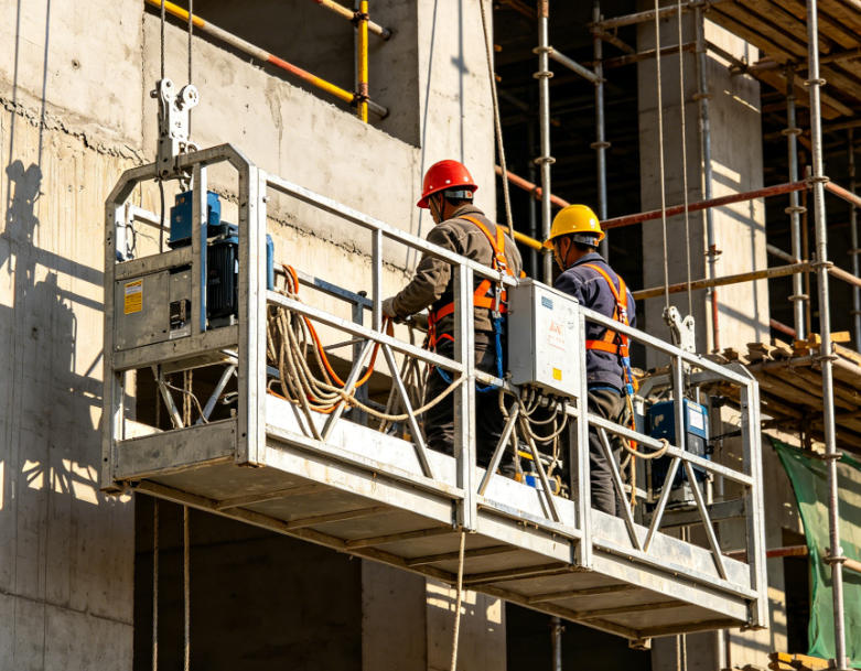 洛阳电动吊篮租赁施工现场